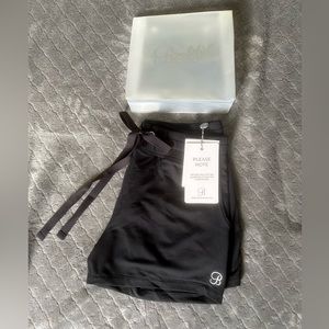 Bombshell Sportswear Jogger Shorts - Black - Size S NWT